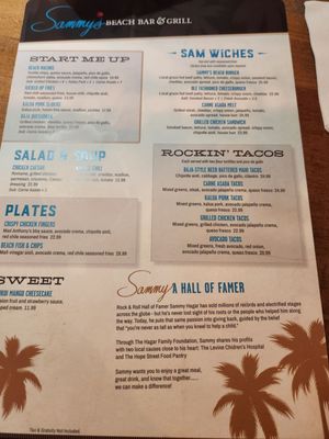 Menu photo 4 Sammy's Beach Bar & Grill Honolulu, HI