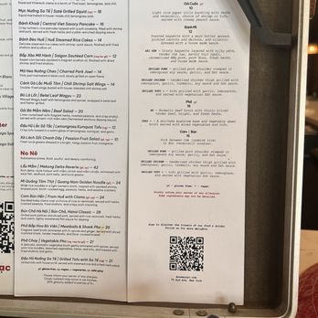 Mộc Mạc - menu - Vietnamese Near Me - New York, New York