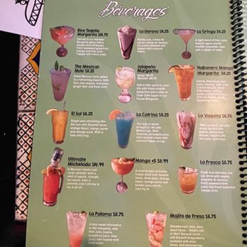 Lime Tequila - Drink menu 1 - Mexican Near Me - Port Charlotte, Florida Lime Tequila - Drink menu 1 - Mexican Near Me - Port Charlotte, Florida