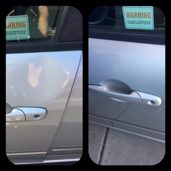 Ding Doctor - My before and after. He did a GREAT job. - Mobile Dent Repair Near Me