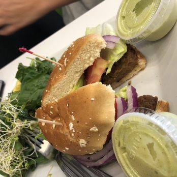 Carrot Express - Original veggie burger - Salad Near Me - Coral Gables, Florida Carrot Express - Original veggie burger - Salad Near Me - Coral Gables, Florida