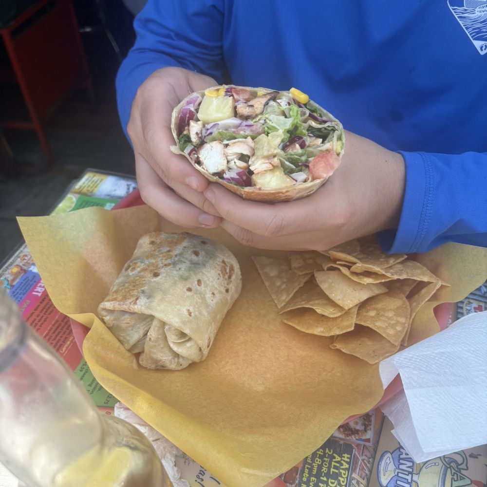 Cabo Cantina - Pineapple Paradise chicken wrap - Mexican Near Me - Venice, California