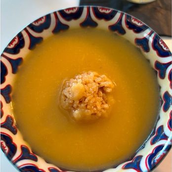 Hoy Como Ayer - Cream of yucca with ball of pegao - Seafood Near Me - Cabo Rojo, Puerto Rico