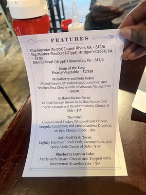 Menu photo 2 The Water Dog Lynchburg, VA
