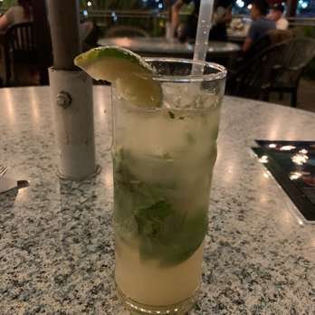 Nico's Pier 38 - Ginger mojito (not as good as it looks) - Seafood Near Me - Honolulu, Hawaii