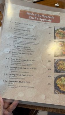 Menu photo 1 Com Ga Ninh Kieu Hollywood, FL