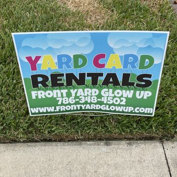 Front Yard Glow Up - Signmaking Near Me Front Yard Glow Up - Signmaking Near Me