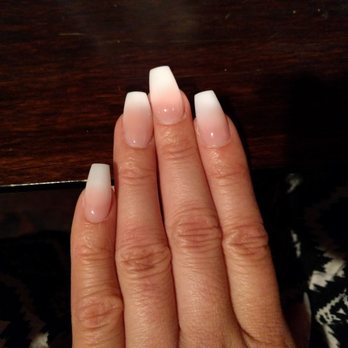 Le Nails - Ombre coffin square nails. Done by Lam. - Nail Salons Near Me - Simi Valley, California Le Nails - Ombre coffin square nails. Done by Lam. - Nail Salons Near Me - Simi Valley, California