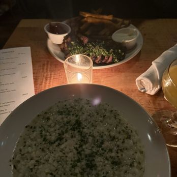 Damn the Weather - Risotto and steak frites - Cocktail Bars Near Me - Seattle, Washington Damn the Weather - Risotto and steak frites - Cocktail Bars Near Me - Seattle, Washington