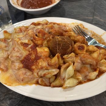 Lorenzo's Italian Restaurant - Baked shell Baked Shells Parmigiana Lunch - Italian Near Me - Middleboro, Massachusetts Lorenzo's Italian Restaurant - Baked shell Baked Shells Parmigiana Lunch - Italian Near Me - Middleboro, Massachusetts