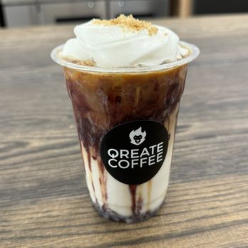 Qreate Coffee + Studio - Iced coffee called blue balls - Coffee & Tea Near Me - Orlando, Florida Qreate Coffee + Studio - Iced coffee called blue balls - Coffee & Tea Near Me - Orlando, Florida