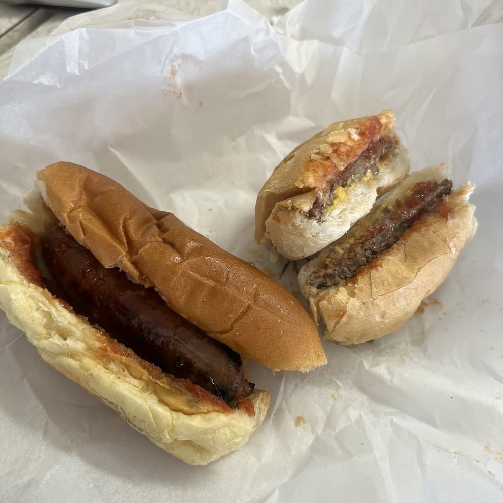 Mickey-Lu-Bar-B-Q - Brat Cheeseburger - Barbeque Near Me - Marinette, Wisconsin Mickey-Lu-Bar-B-Q - Brat Cheeseburger - Barbeque Near Me - Marinette, Wisconsin