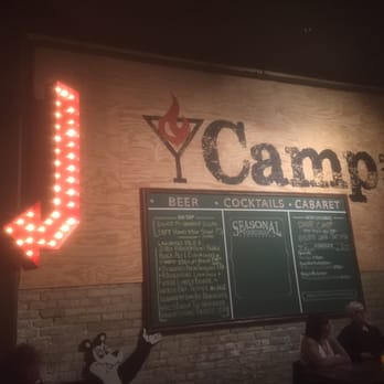 Camp Bar - Looking for a place to see a show while you enjoy a cocktail? Follow the arrow. - Bars Near Me - Saint Paul, Minnesota