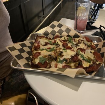 Moonwalk - A nice addition to compliment our drinks.  Thicc Pizza the Burqueno Pizza. - Cocktail Bars Near Me - Albuquerque, New Mexico