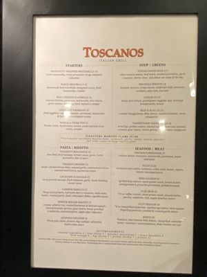 Menu photo 6 Toscanos Puyallup, WA Menu photo 6 Toscanos Puyallup, WA