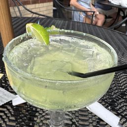 Margarita with four grains of salt. Margarita with four grains of salt.