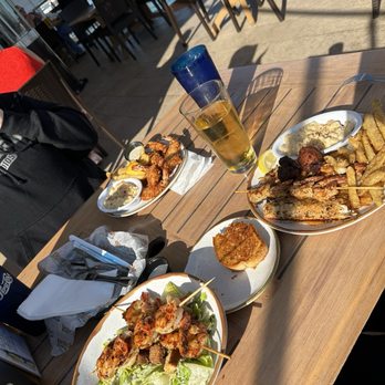 Crabby's Dockside Ft. Pierce - Coconut Shrimp & Key West Combo & Cesar w/ shrimp  Texas toast - Seafood Near Me - Ft. Pierce, Florida