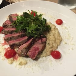 Ulivo Restaurant - Gorgonzola Risotto with grilled rib eye steak!