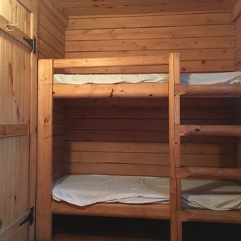 Trap Pond State Park - Bunk bed in the same room as the double bed. - Parks Near Me - Laurel, Delaware