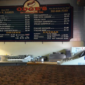 Odge's - Inside - Hot Dogs Near Me - Chicago, Illinois