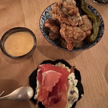 Kumiko - Potato Salad + Yuzu-Kosho Karaage - Japanese Near Me - Chicago, Illinois Kumiko - Potato Salad + Yuzu-Kosho Karaage - Japanese Near Me - Chicago, Illinois