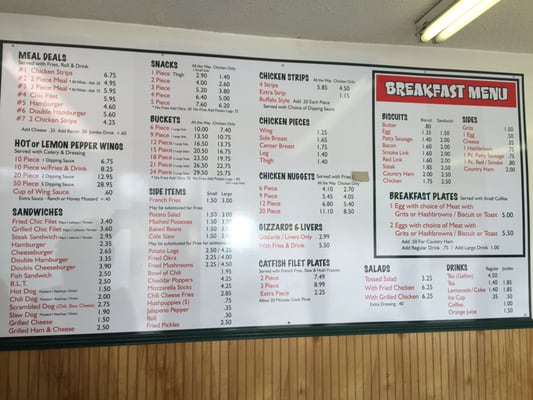 Menu photo 2 Will's Big Chic Talbotton, GA Menu photo 2 Will's Big Chic Talbotton, GA