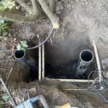 Infinity Plumbing - Two new sewage line access pipes. - Plumbing Near Me