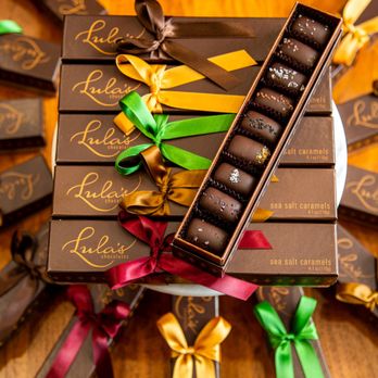 Lula's Chocolates - Our number one seller! The 9 piece sea salt caramel. - Chocolatiers & Shops Near Me - Carmel-by-the-Sea, California