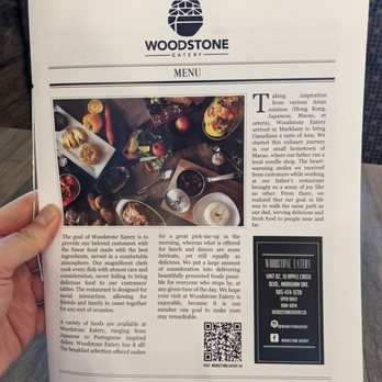 Woodstone Eatery - Menu - Asian Fusion Near Me - Markham, Ontario
