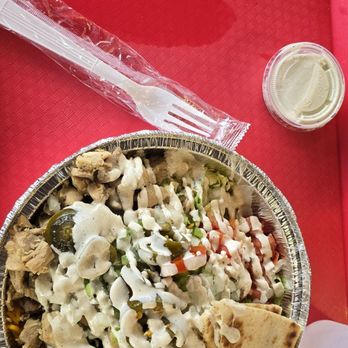 The Halal Guys - Combo Plate Regular Size - Halal Near Me - Los Angeles, California The Halal Guys - Combo Plate Regular Size - Halal Near Me - Los Angeles, California