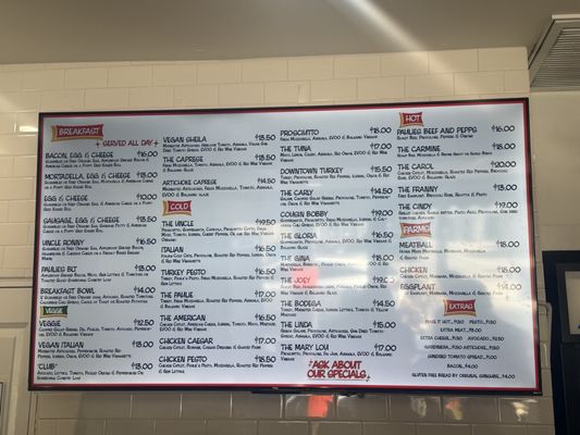 Menu photo 3 Uncle Paulie's Deli Los Angeles, CA Menu photo 3 Uncle Paulie's Deli Los Angeles, CA