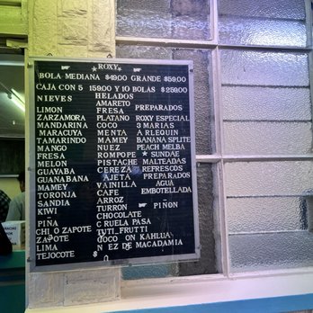 Nevería Roxy - Menú - Ice Cream & Frozen Yogurt Near Me - Ciudad de México, DIF Nevería Roxy - Menú - Ice Cream & Frozen Yogurt Near Me - Ciudad de México, DIF