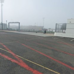 Point Loma High School - Back side of the campus on a foggy day