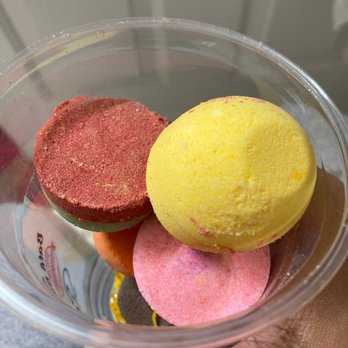 Sunrise Artisan Bath And Body - Close up of children's bath bomb.  My daughter loves them. - Skin Care Near Me - Columbia, South Carolina