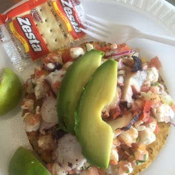El Antojito - Shrimp and octopus tostada - Mexican Near Me - Gardena, California