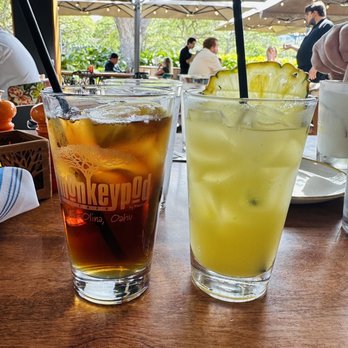 Monkeypod Kitchen - Ice Tea and Pineapple Juice - Hawaiian Near Me - Kapolei, Hawaii Monkeypod Kitchen - Ice Tea and Pineapple Juice - Hawaiian Near Me - Kapolei, Hawaii