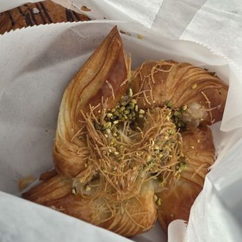 Layered Croissanterie - Knafel pinwheel - Coffee & Tea Near Me - Raleigh, North Carolina Layered Croissanterie - Knafel pinwheel - Coffee & Tea Near Me - Raleigh, North Carolina