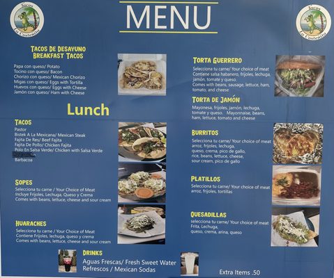 Menu photo 2 Tacos La Costeñita Round Rock, TX Menu photo 2 Tacos La Costeñita Round Rock, TX