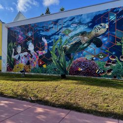 South Pointe Elementary - Mural at school