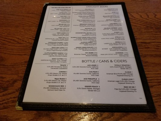 Menu photo 2 Boulevard Sports Lounge Chicago, IL