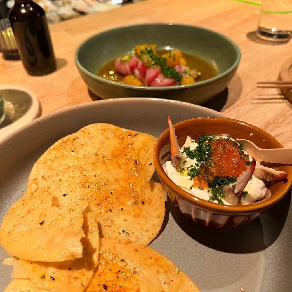 Kitsu Nori - Crab dip and hamachi - Japanese Near Me - Austin, Texas Kitsu Nori - Crab dip and hamachi - Japanese Near Me - Austin, Texas