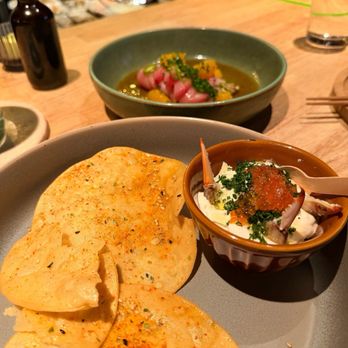 Kitsu Nori - Crab dip and hamachi - Japanese Near Me - Austin, Texas