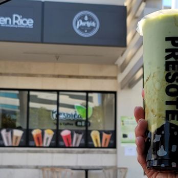 Presotea Irvine - Avocado smoothie with boba. Smooth and creamy. The business is in the background. - Bubble Tea Near Me - Irvine, California Presotea Irvine - Avocado smoothie with boba. Smooth and creamy. The business is in the background. - Bubble Tea Near Me - Irvine, California