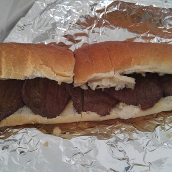 Luso's Bar-B-Q - Pathetic dry steak sandwich -avoid! - Portuguese Near Me - Perth Amboy, New Jersey