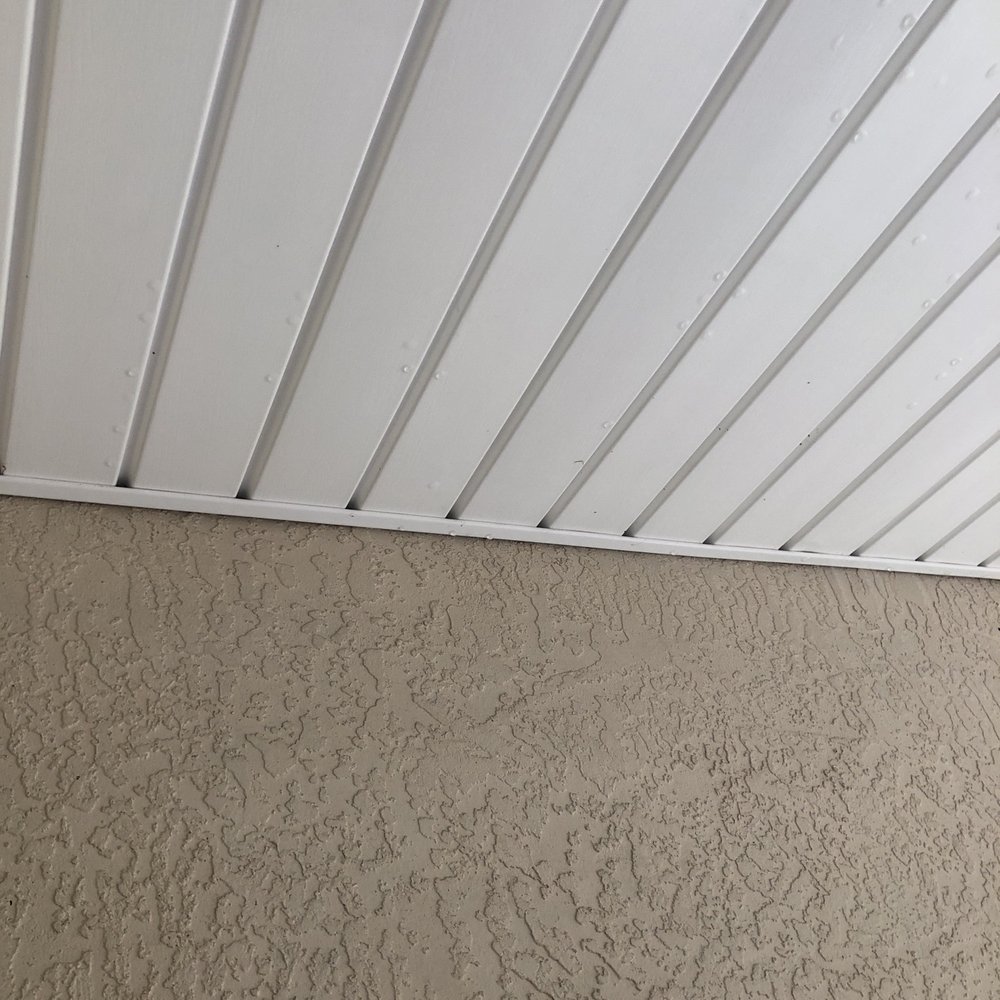 Pinnacle SoftWash Services - Unscreened Back porch ceiling was gray with dirt and dust! - Pressure Washers Near Me - Cocoa, Florida Pinnacle SoftWash Services - Unscreened Back porch ceiling was gray with dirt and dust! - Pressure Washers Near Me - Cocoa, Florida