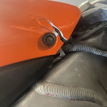 Lipscomb Powersports - This was definitely not cracked before I dropped the bike off. - Motorcycle Repair Near Me - Wichita Falls, Texas Lipscomb Powersports - This was definitely not cracked before I dropped the bike off. - Motorcycle Repair Near Me - Wichita Falls, Texas