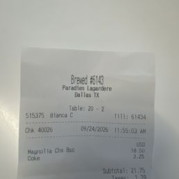 Receipt