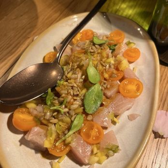 Valley Goat - Appetizer hamachi poke - New American Near Me - Sunnyvale, California Valley Goat - Appetizer hamachi poke - New American Near Me - Sunnyvale, California