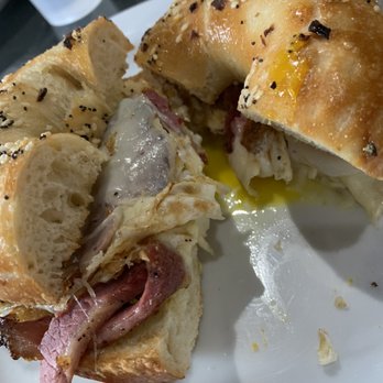 Power City Eatery - Pastrami Egg and Cheese Breakfast Sandwich - Coffee & Tea Near Me - Niagara Falls, New York Power City Eatery - Pastrami Egg and Cheese Breakfast Sandwich - Coffee & Tea Near Me - Niagara Falls, New York