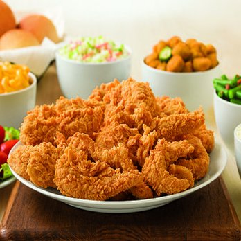 Golden Chick - a plate of fried chicken and bowls of salads - Fast Food Near Me - Pasadena, Texas Golden Chick - a plate of fried chicken and bowls of salads - Fast Food Near Me - Pasadena, Texas